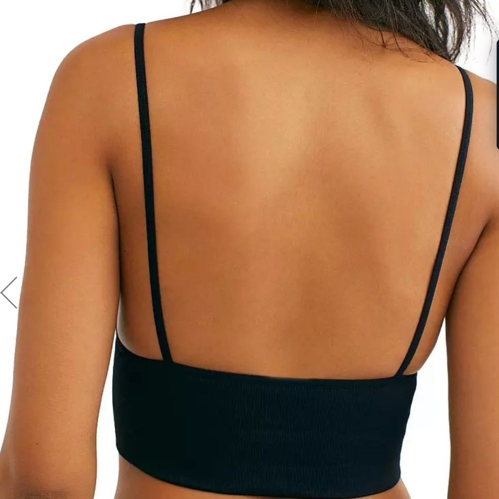 Intimately FP Andi Square Neck Ribbed Seamless Longline Bralette - Picture 7 of 10